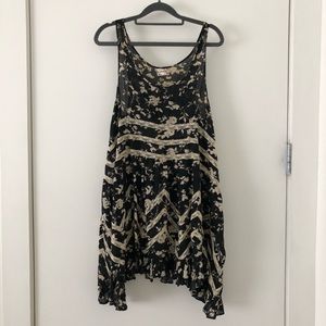 Free People Voile and Lace Trapeze Slip